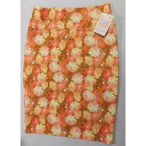 Lularoe Cassie Unicorn Roses Skirt Nwt 121l26pb10